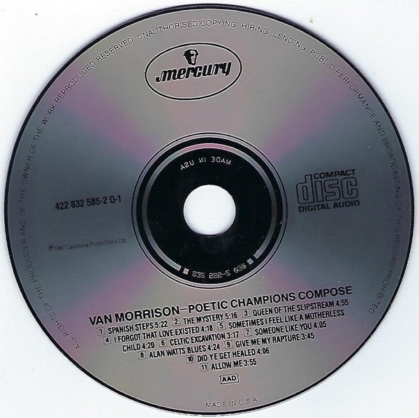 Van Morrison : Poetic Champions Compose (CD, Album)