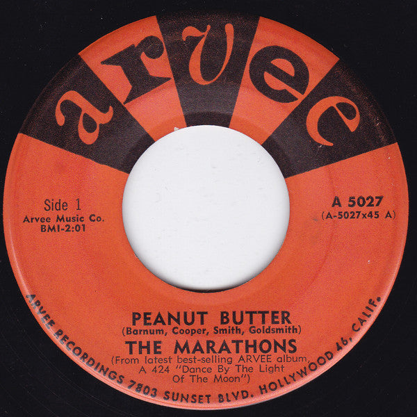 The Marathons : Peanut Butter (7", Single)