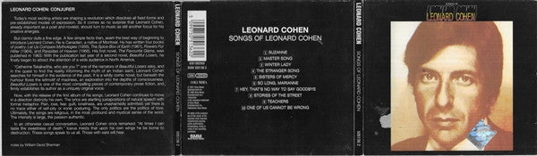 Leonard Cohen : Songs Of Leonard Cohen (CD, Album, RE, Dig)