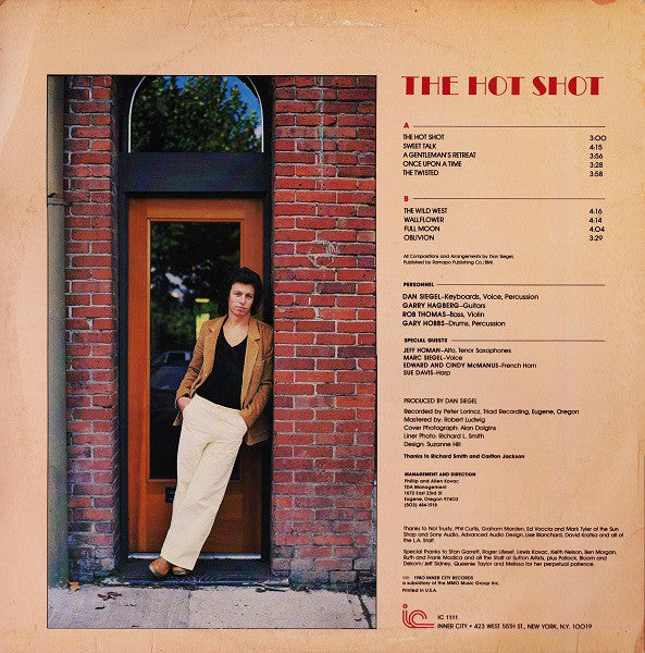 Dan Siegel Featuring Garry Hagberg : The Hot Shot (LP, Album)