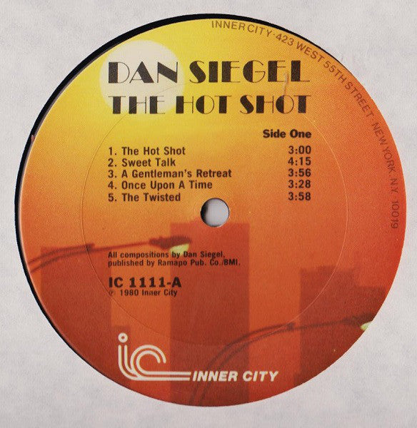 Dan Siegel Featuring Garry Hagberg : The Hot Shot (LP, Album)