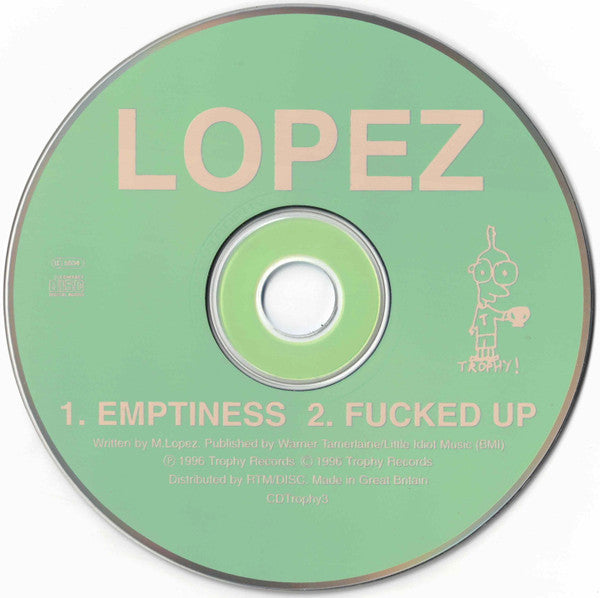 Lopez : Emptiness (CD, Single)