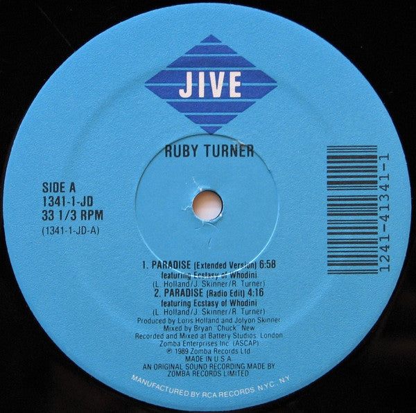 Ruby Turner : Paradise (12")