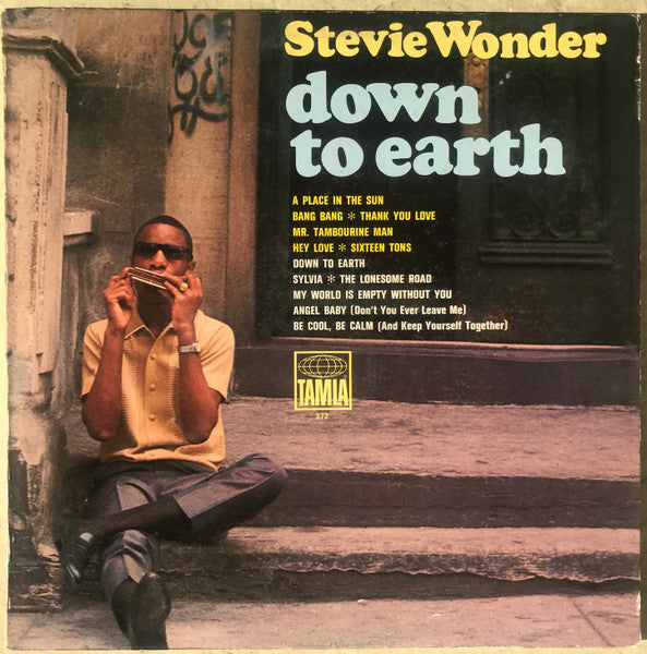 Stevie Wonder : Down To Earth (LP, Album, Mono)
