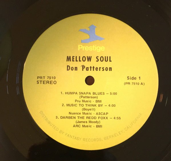 Don Patterson : Mellow Soul (LP)