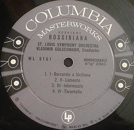 Saint Louis Symphony Orchestra : The Romantic Music Of Chopin (LP)