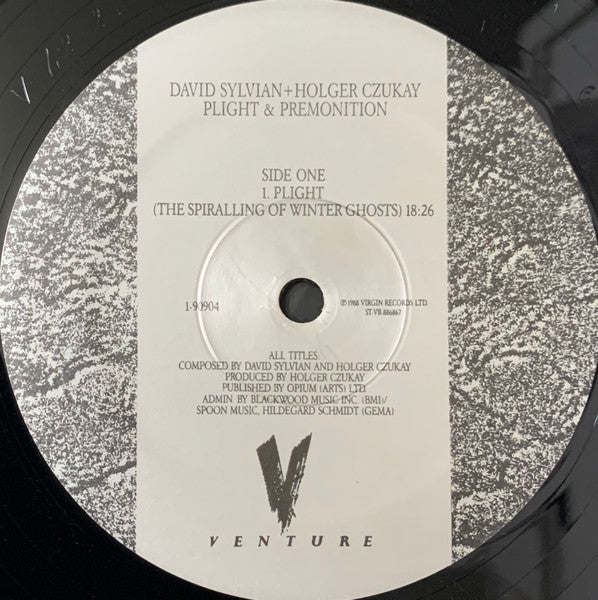 David Sylvian + Holger Czukay : Plight & Premonition (LP, Album, SRC)
