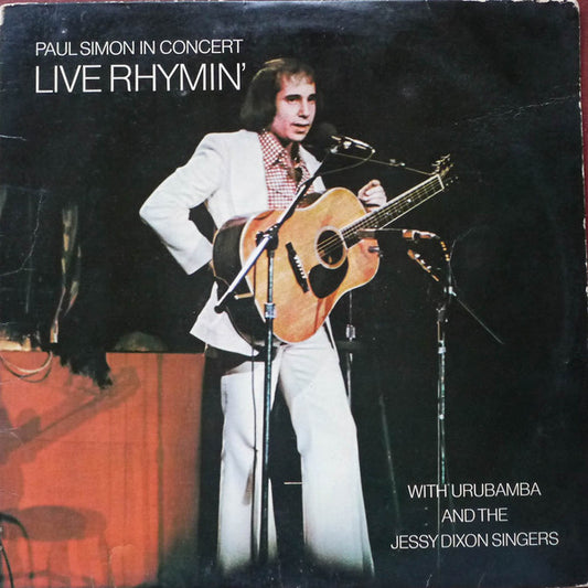 Paul Simon With Urubamba And The Jessy Dixon Singers : Paul Simon In Concert Live Rhymin' (LP, Album)