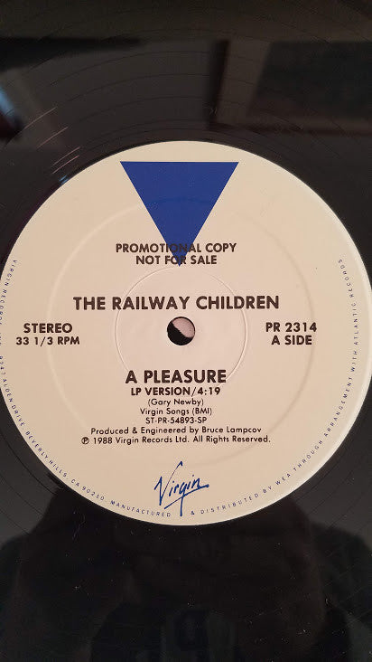 The Railway Children : A Pleasure / In The Meantime (12", Promo, Spe)