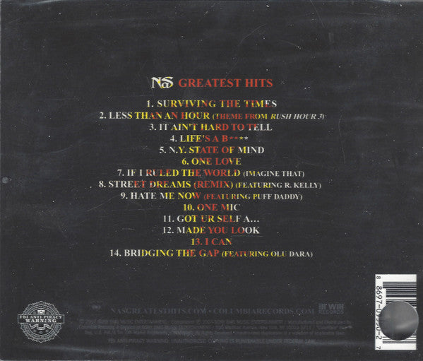 Nas : Greatest Hits (CD, Comp)