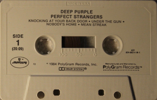 Deep Purple : Perfect Strangers (Cass, Album, 72)