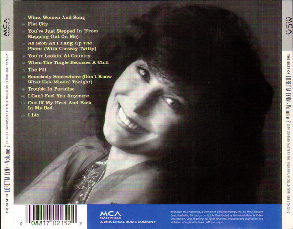Loretta Lynn : The Best Of Loretta Lynn - Volume 2 (CD, Comp, RM)