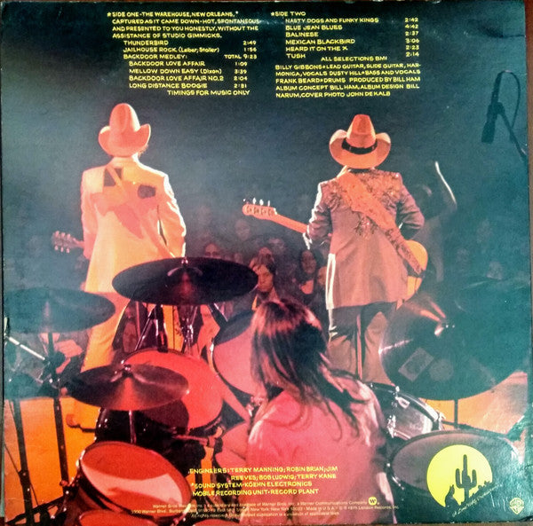 ZZ Top : Fandango! (LP, Album, RE, Jac)