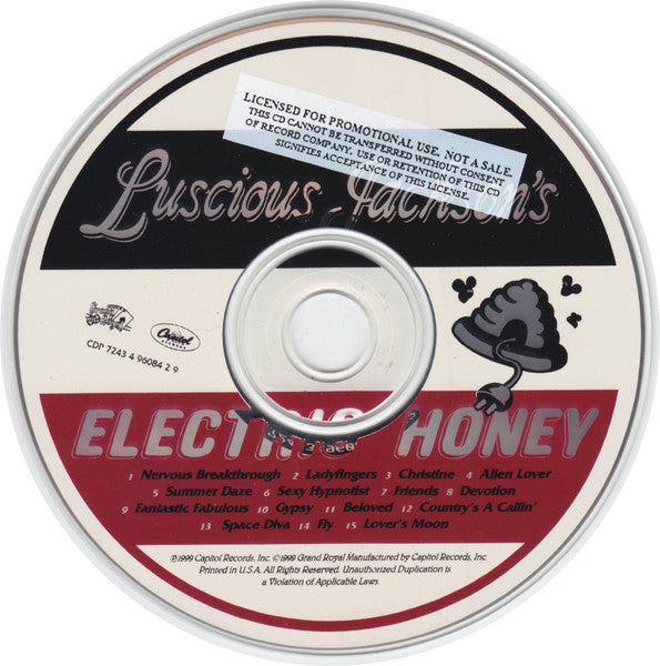 Luscious Jackson : Electric Honey (CD, Album, Promo)
