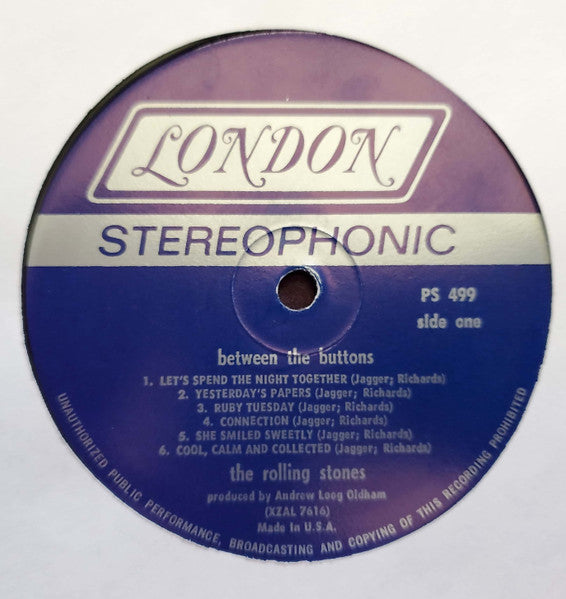 The Rolling Stones : Between The Buttons (LP, Album, MCA)