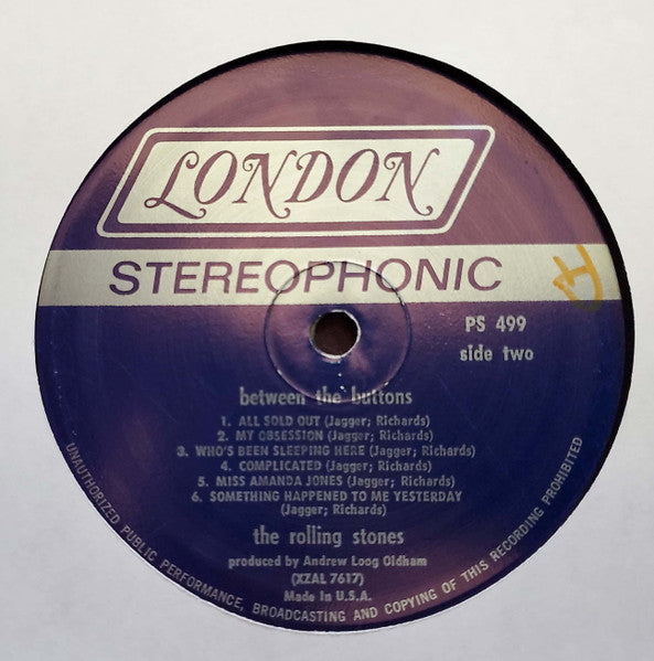 The Rolling Stones : Between The Buttons (LP, Album, MCA)
