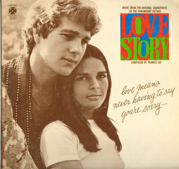 Francis Lai : Love Story (Music From The Original Soundtrack) (LP, Album, She)
