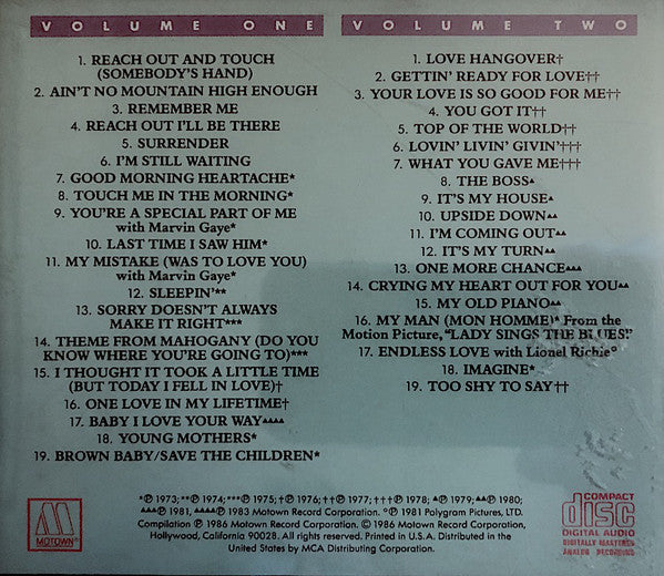 Diana Ross : Anthology (2xCD, Comp)