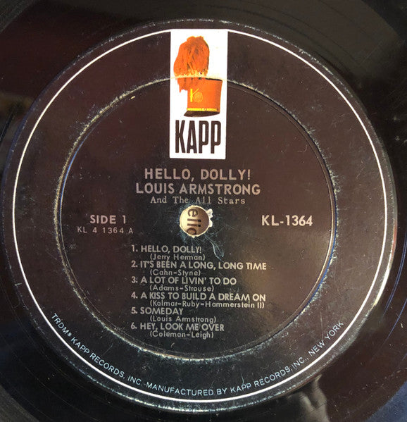 Louis Armstrong And The All-Stars* : Hello, Dolly! (LP, Album, Mono, Hol)