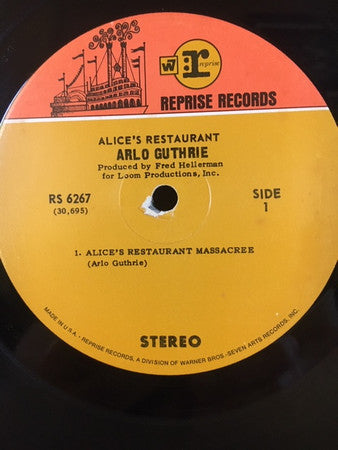 Arlo Guthrie : Alice's Restaurant (LP, Album, Ste)