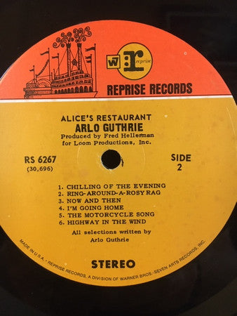 Arlo Guthrie : Alice's Restaurant (LP, Album, Ste)