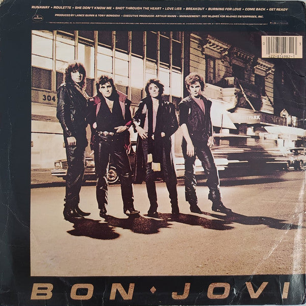 Bon Jovi : Bon Jovi (LP, Album, RE)