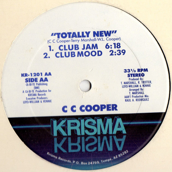 C C Cooper : Totally New (12")