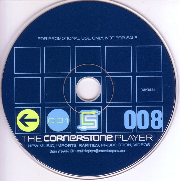 Various : The Cornerstone Player - Volume.008 (CD, Comp, Promo)