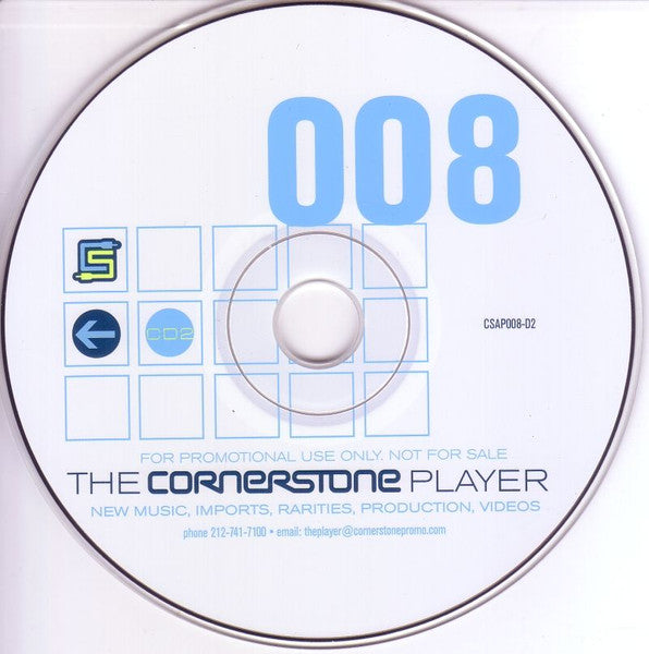 Various : The Cornerstone Player - Volume.008 (CD, Comp, Promo)
