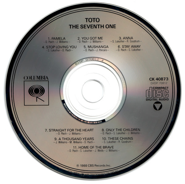 Toto : The Seventh One (CD, Album)