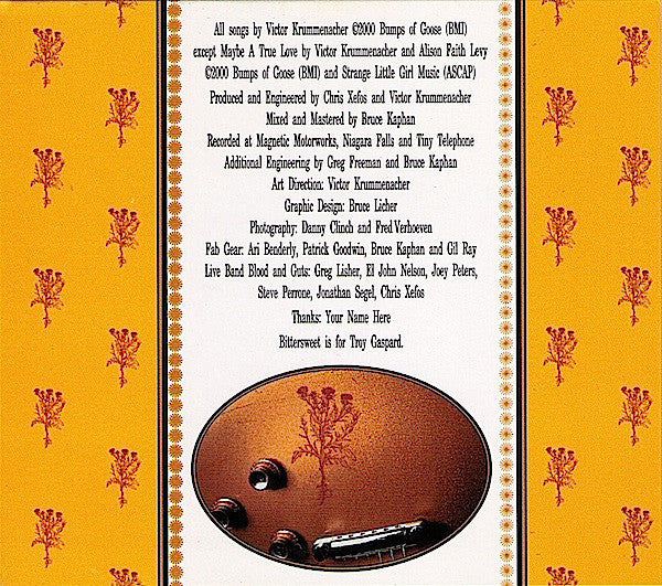 Victor Krummenacher : Bittersweet (CD, Album)
