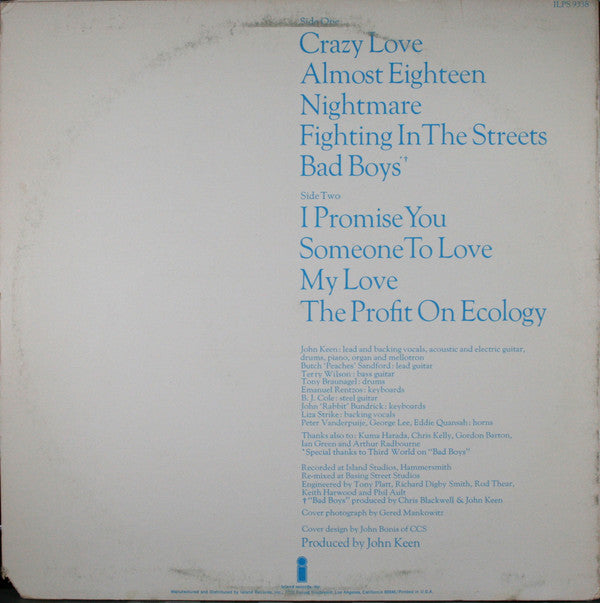 John "Speedy" Keen : Y'Know Wot I Mean? (LP, Album)
