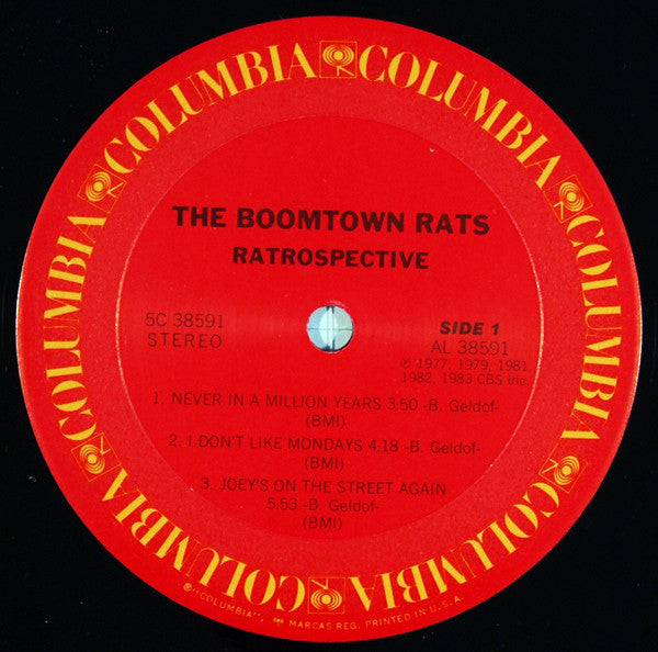 The Boomtown Rats : Ratrospective (LP, Comp, Pit)