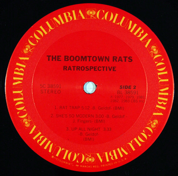 The Boomtown Rats : Ratrospective (LP, Comp, Pit)