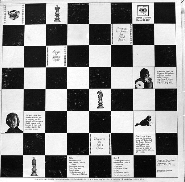 Chad & Jeremy : Of Cabbages And Kings (LP, Album, San)