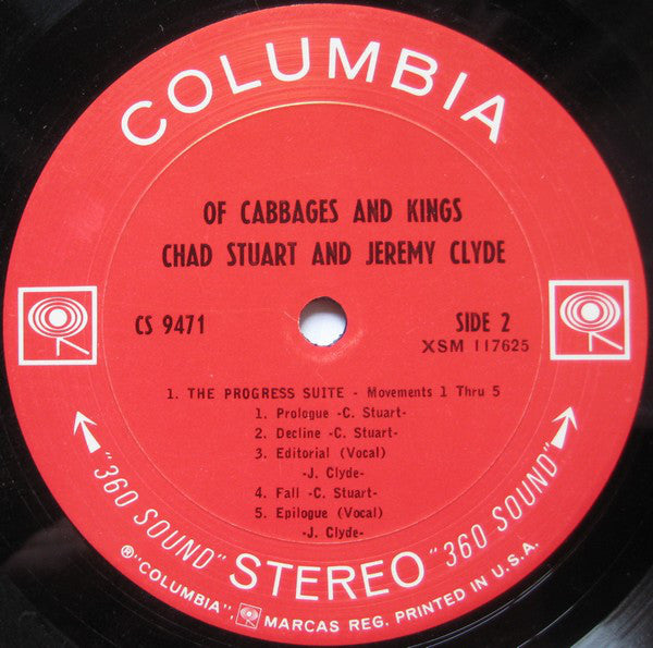 Chad & Jeremy : Of Cabbages And Kings (LP, Album, San)