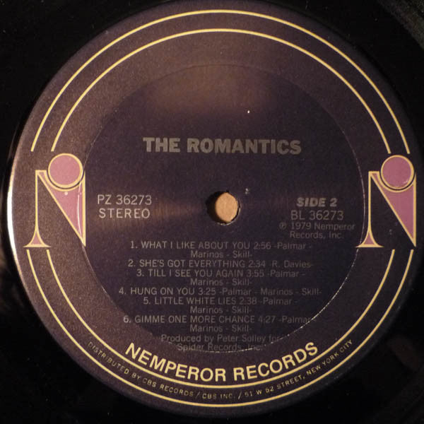The Romantics : The Romantics (LP, Album, RE, Car)
