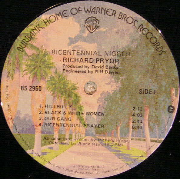 Richard Pryor : Bicentennial Nigger (LP, Album, Los)