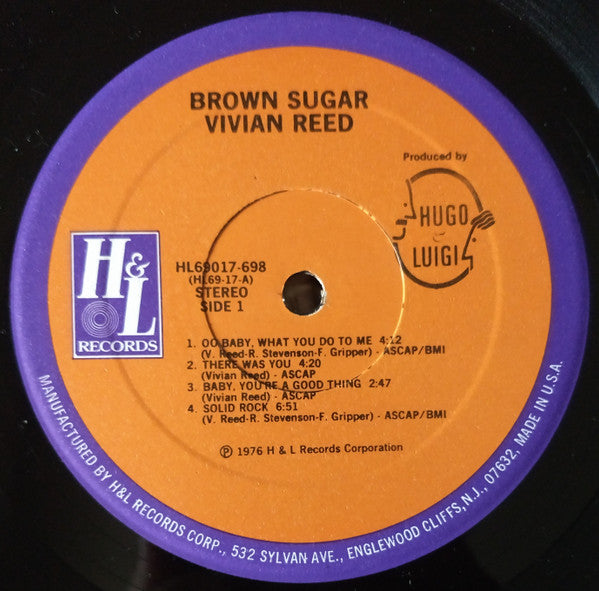 Vivian Reed : Brown Sugar (LP, Album, PRC)