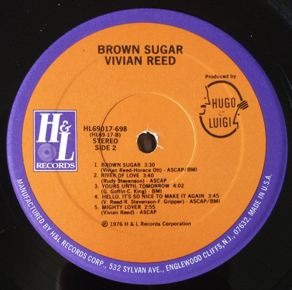 Vivian Reed : Brown Sugar (LP, Album, PRC)