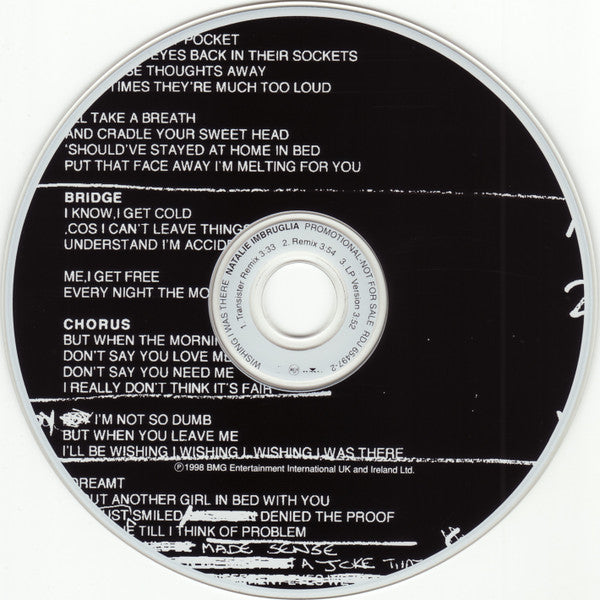 Natalie Imbruglia : Wishing I Was There (CD, Single, Promo)