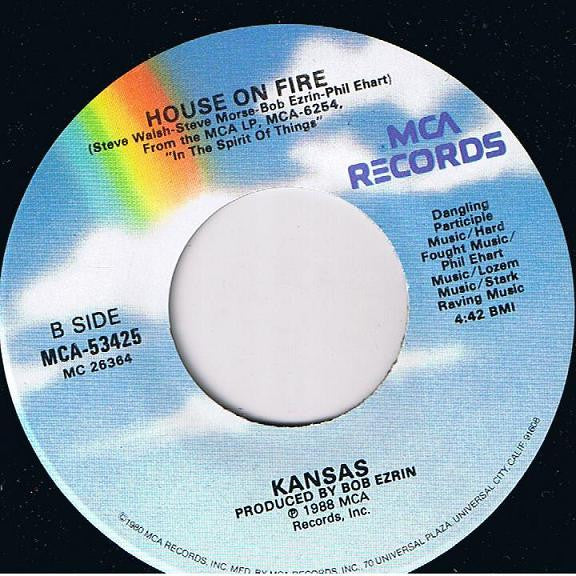 Kansas (2) : Stand Beside Me (7", Single)