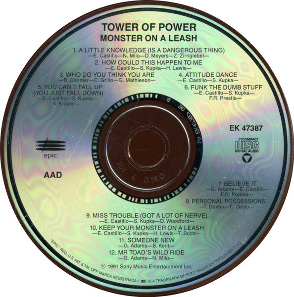 Tower Of Power : Monster On A Leash (CD, Album)