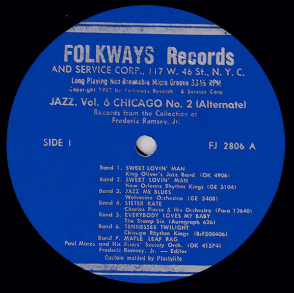 Various : Jazz Volume 6 (Chicago No. 2) (LP, Comp)