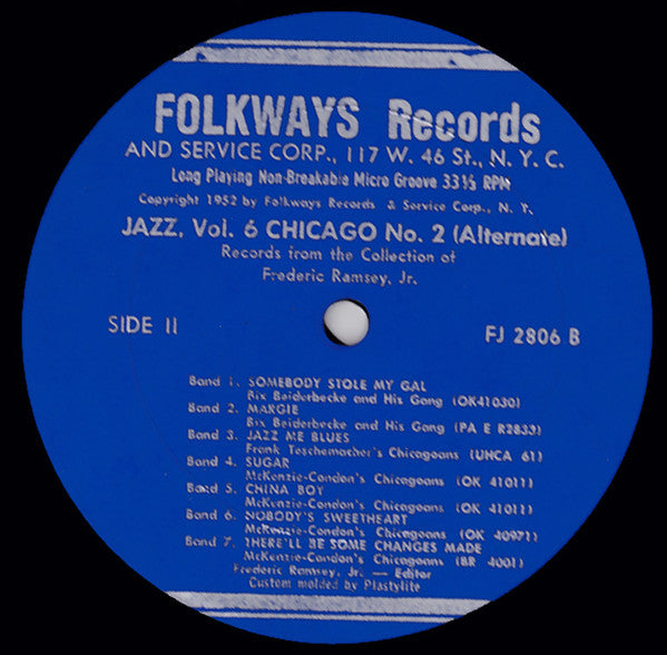 Various : Jazz Volume 6 (Chicago No. 2) (LP, Comp)