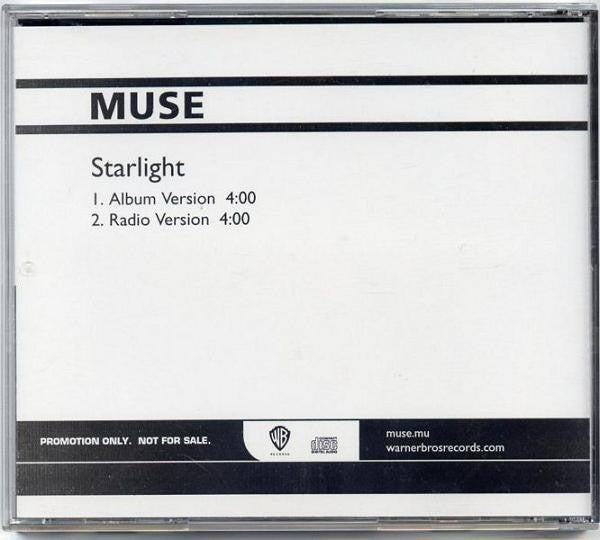 Muse : Starlight (CD, Single, Promo)