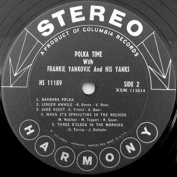 Frankie Yankovic And His Yanks : Polka Time (LP, Comp)