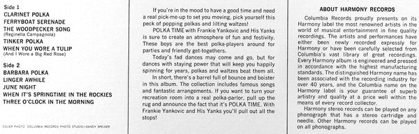 Frankie Yankovic And His Yanks : Polka Time (LP, Comp)