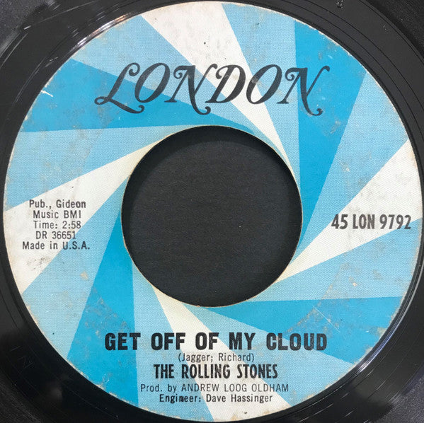 The Rolling Stones : Get Off Of My Cloud (7", Single, Styrene, Bes)