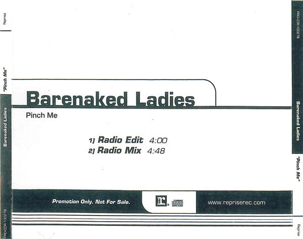 Barenaked Ladies : Pinch Me (CD, Single, Promo)